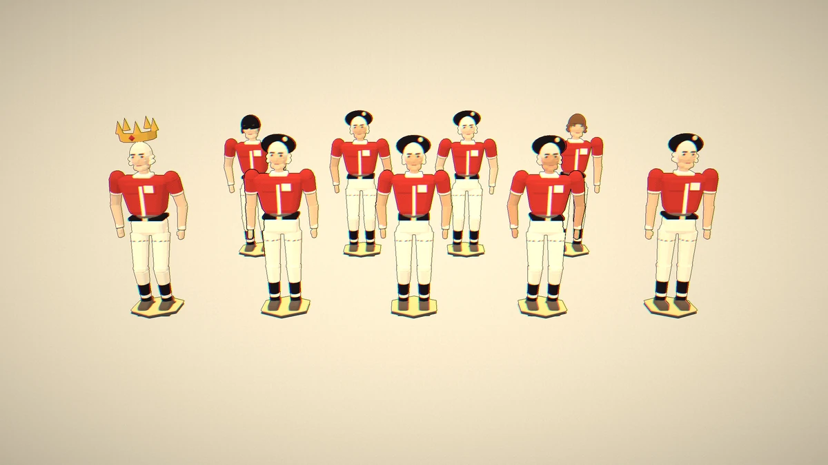 The British Union roster in its existing game uniforms.