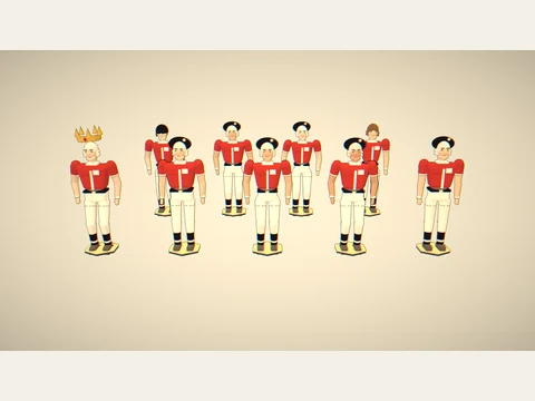 The British Union roster in its existing game uniforms.