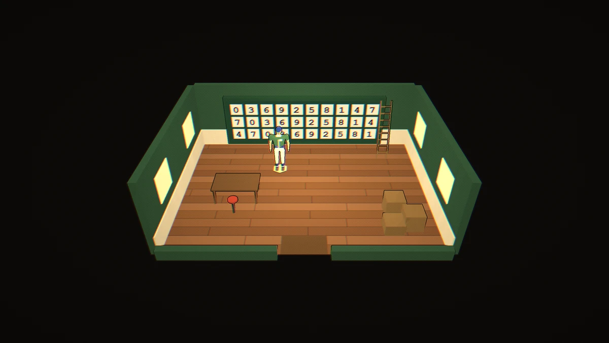 Scoreboard Crew, shown as its existing walk-in game room.