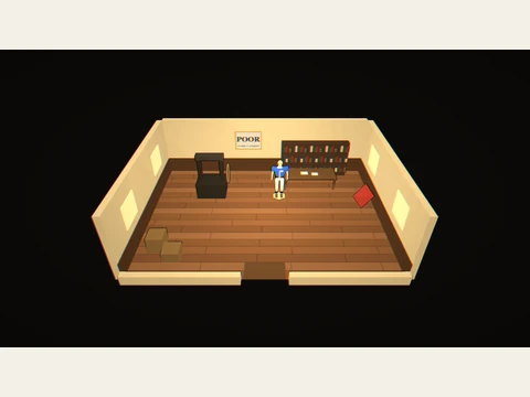 Franklin & Sons Printers, shown as its existing walk-in game room.