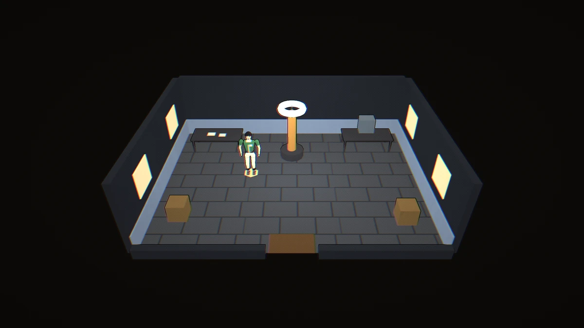 Tesla's Rift Lab, shown as its existing walk-in game room.