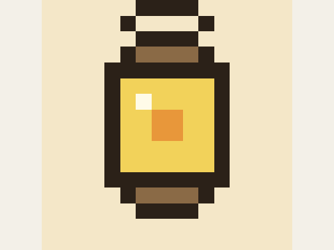 The Lantern sprite drawn by Waymark’s native pixel kit.