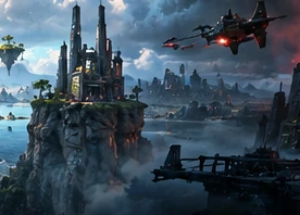 The Deep panorama region from The World concept board.