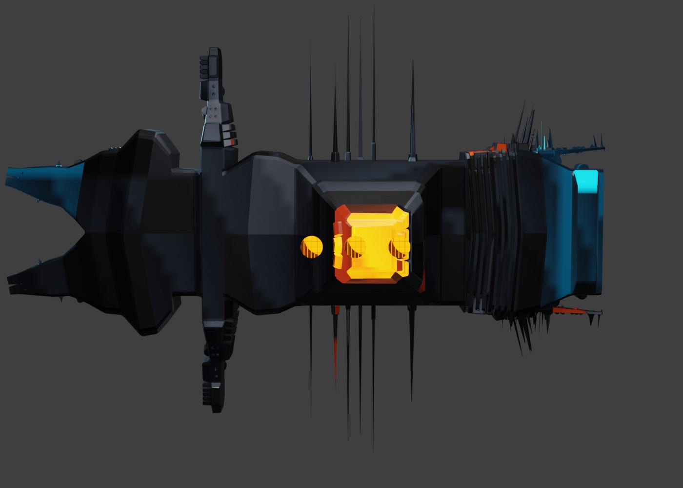 Exploring AI Generated Spaceships image from the original Advisory Hour post.
