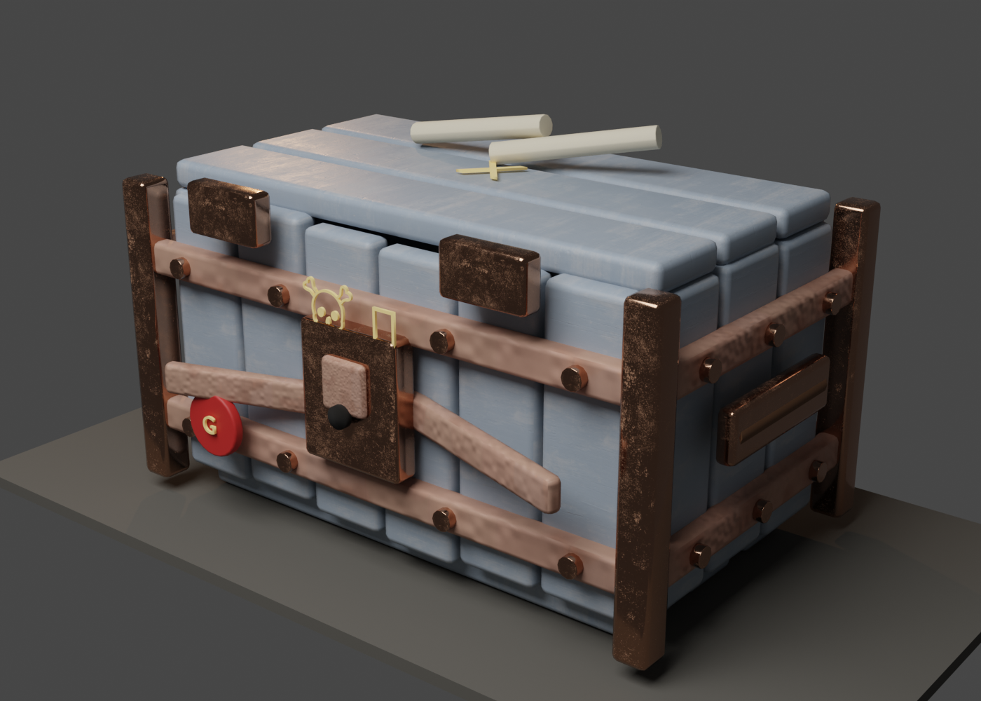 Hermes+Codex 5.5 and Blender: Unusual Arches and Goblin Crates gallery image from the original Advisory Hour post.