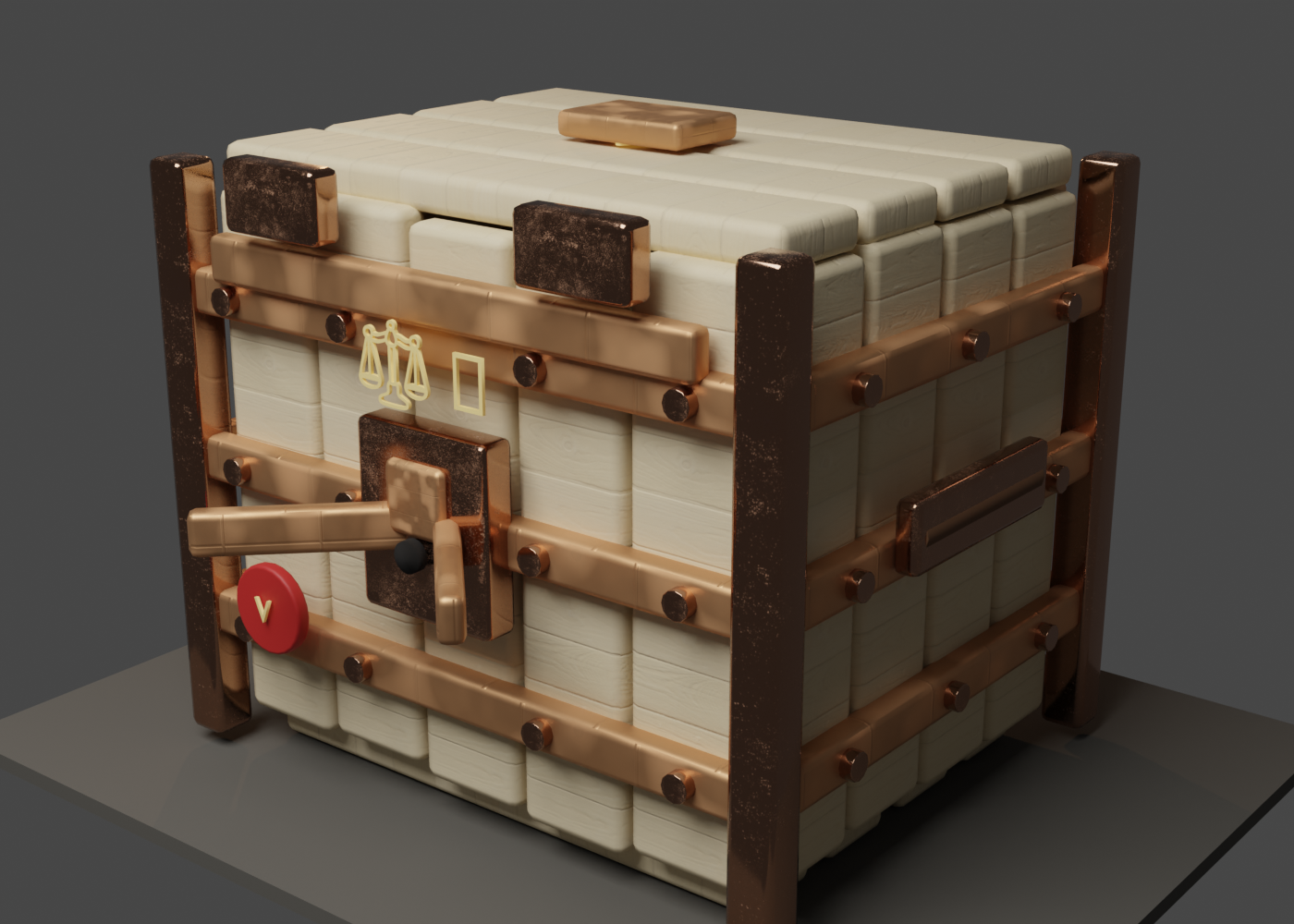 Hermes+Codex 5.5 and Blender: Unusual Arches and Goblin Crates gallery image from the original Advisory Hour post.