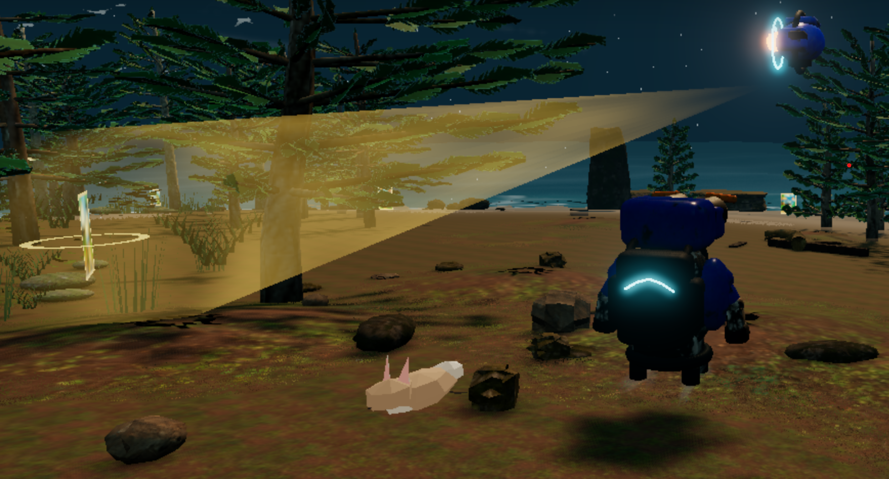 Island V3 Rabbits Hide Behind Rocks media from the original Advisory Hour note.