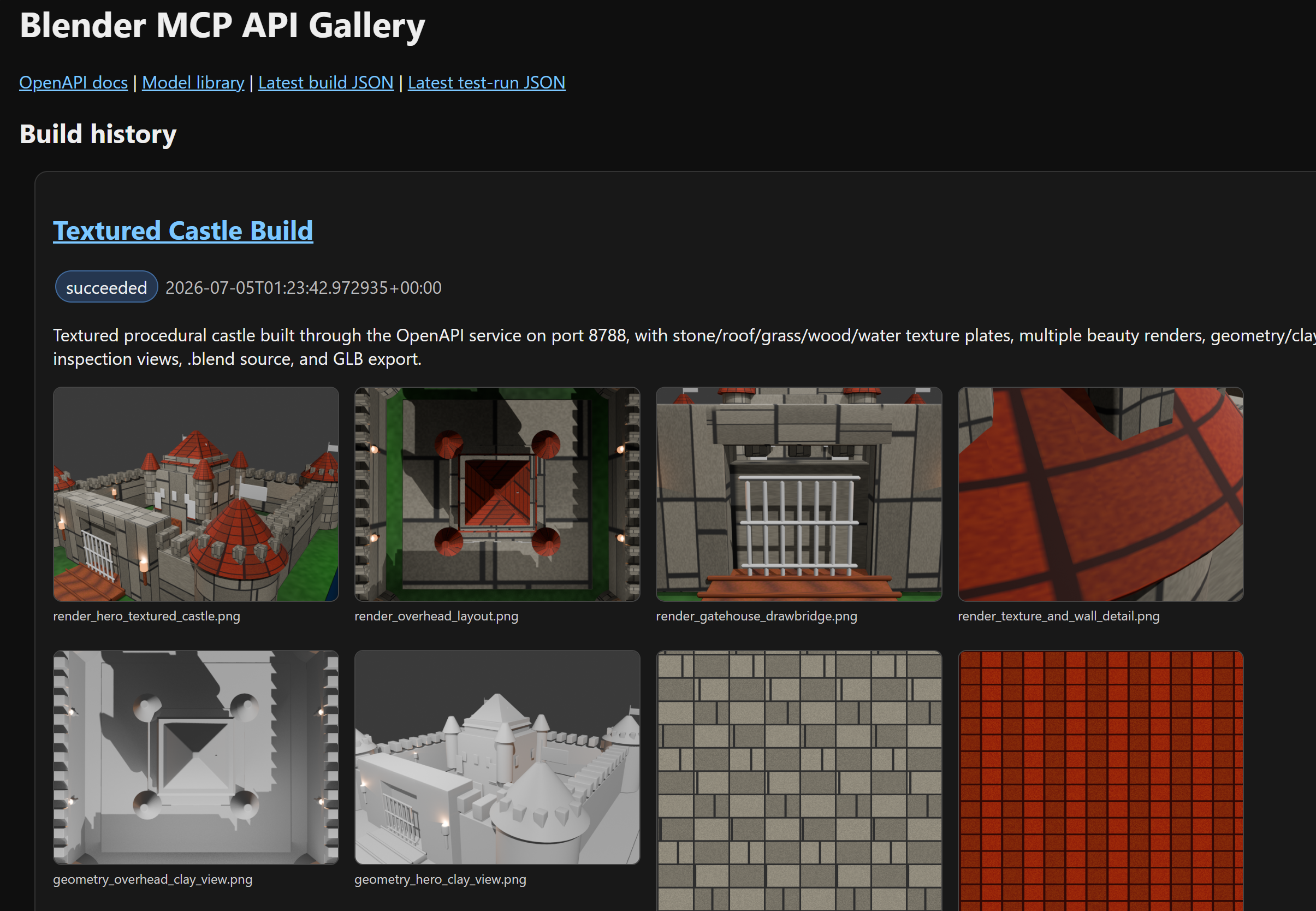 Turned my blender solve into an API that could be used by multiple agents, then for the unit tests it creates a gallery media from the original Advisory Hour note.