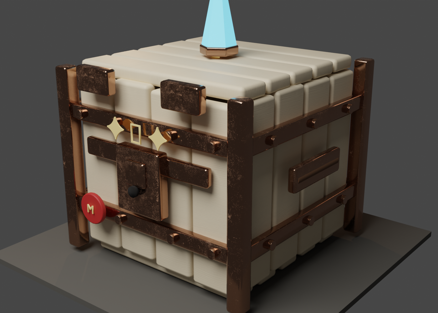 Am flabbergasted this is possible. Codex 5.5 + Blender. Goblin crates media from the original Advisory Hour note.