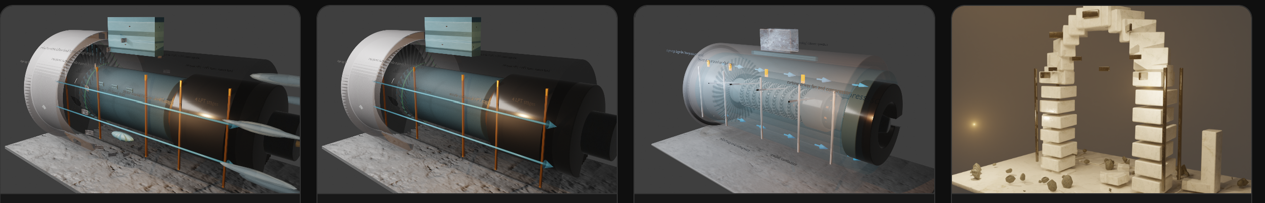 The gallery is a mix of engines and stone media from the original Advisory Hour note.