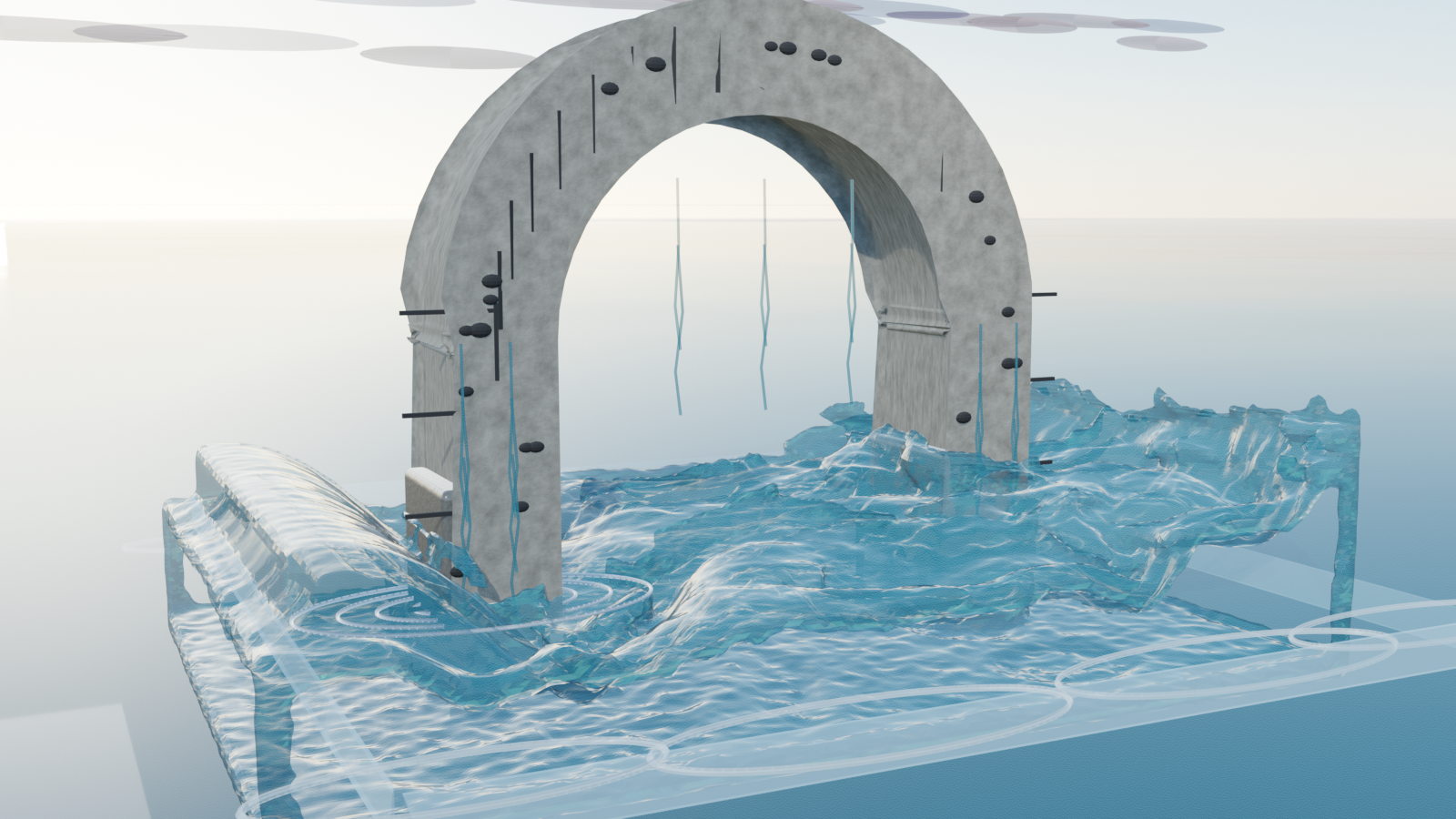 Wet archway media from the original Advisory Hour note.