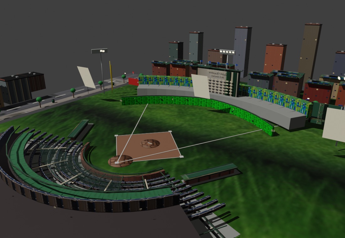 One of the generated scene views showing the leap from flat Three