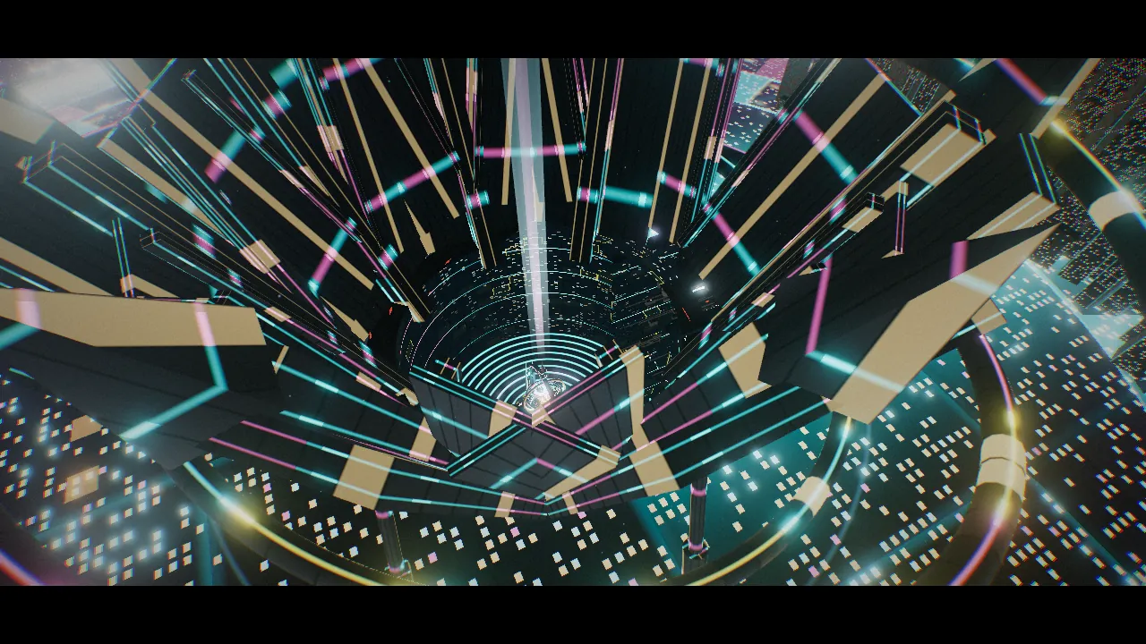 Looking down into the pit as giant armoured petals fold up around it.
