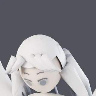 The Astronomer, a pale woman with long white hair and closed eyes.
