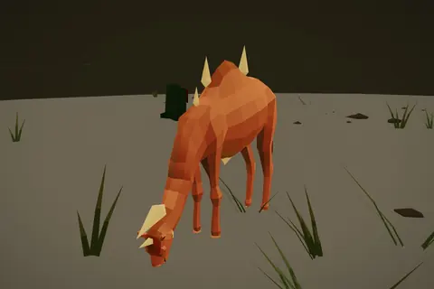 Glasshump Camel in Kesh Dune Dome.