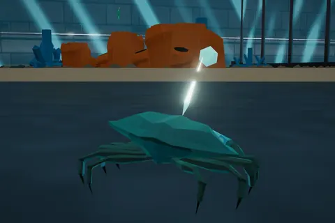 Lantern Crab in Pelagia Deep.