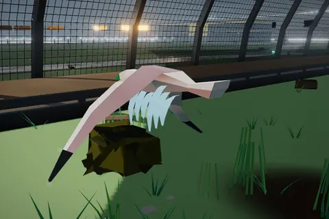 Comet Gull in Skyvault Aviary.