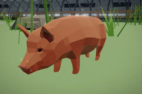 Earth Pig in Nursery Pens.