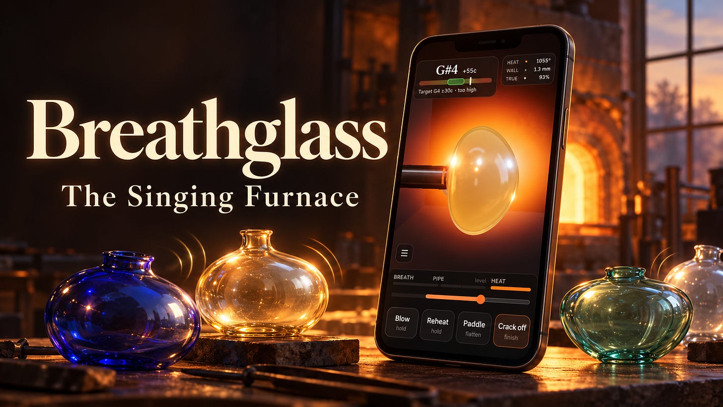 Gamelab: Glassblowing with your Phone image from the original Advisory Hour post.