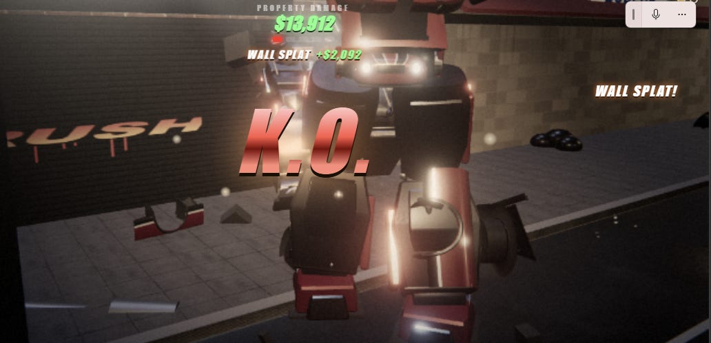 Gamelab: Transformers inspired robot brawler image from the original Advisory Hour post.