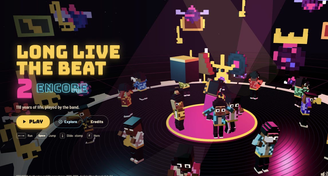 Gamelab: Long Live the Beat 2 image from the original Advisory Hour post.