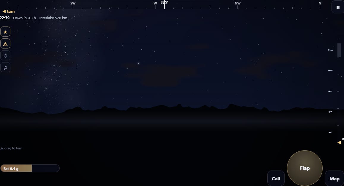 Gamelab: Lodestar: The Night Migration image from the original Advisory Hour post.