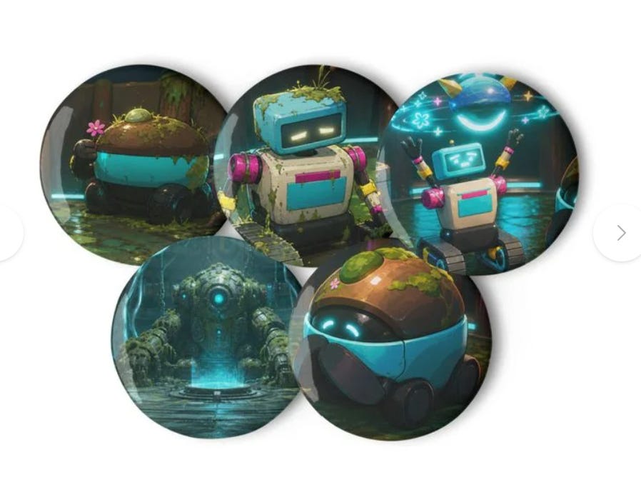 Island V4 Experiment: Robot Lab image from the original Advisory Hour post.