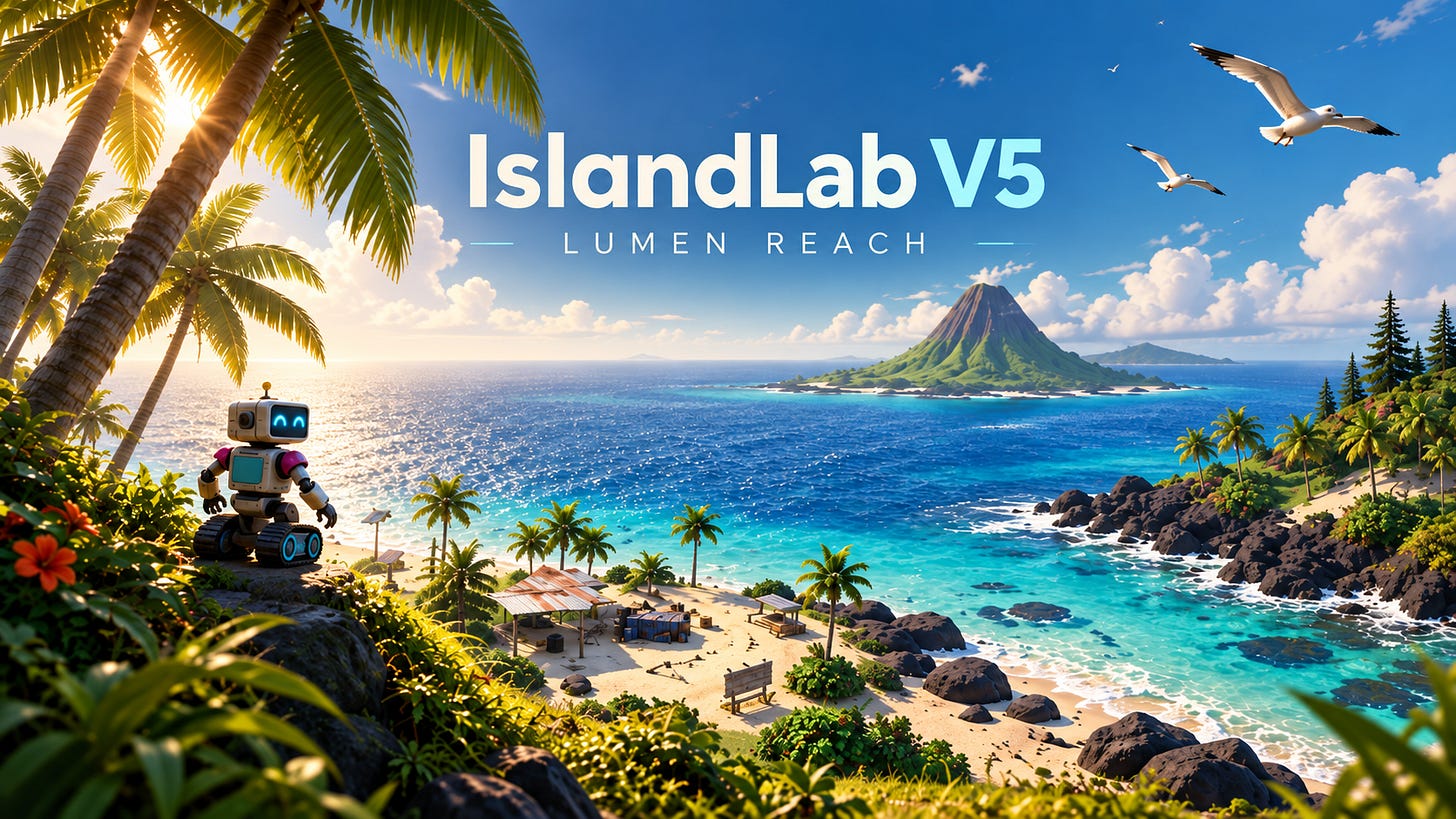 Islandlab: v5 of the island project image from the original Advisory Hour post.