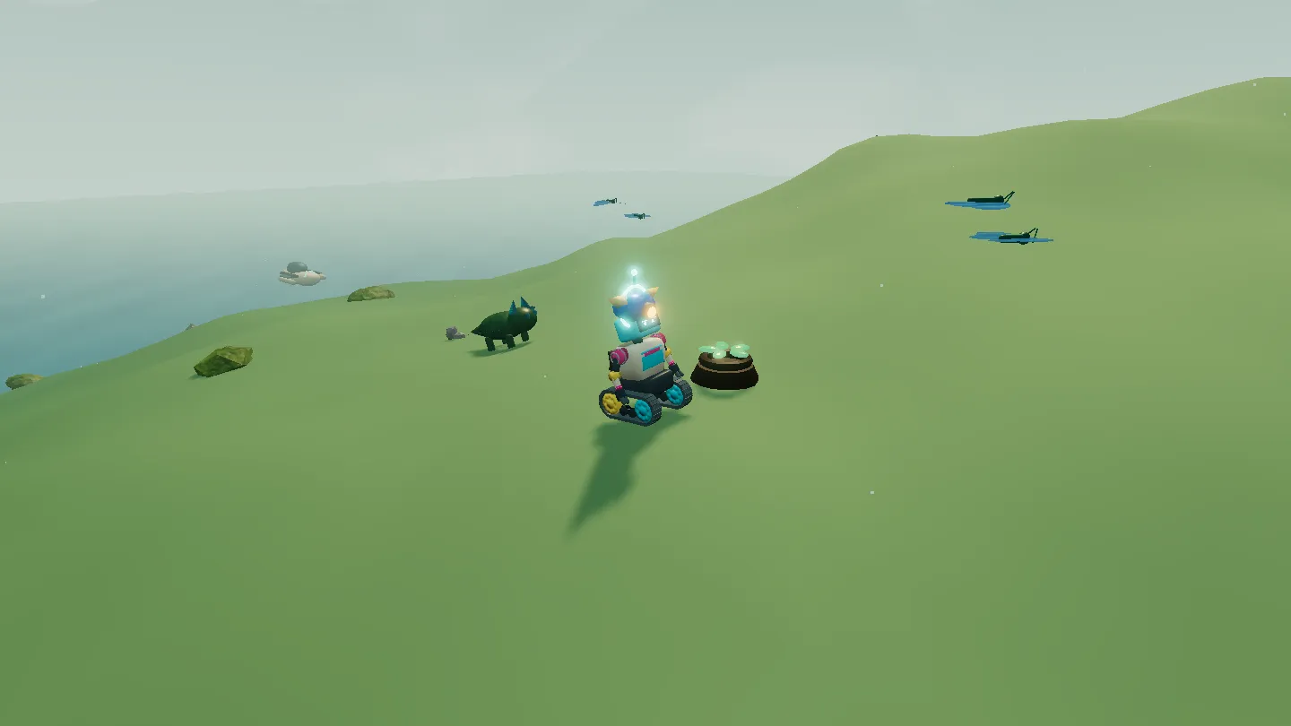 Canopy Crown root-light and wildlife in Island V4.1.