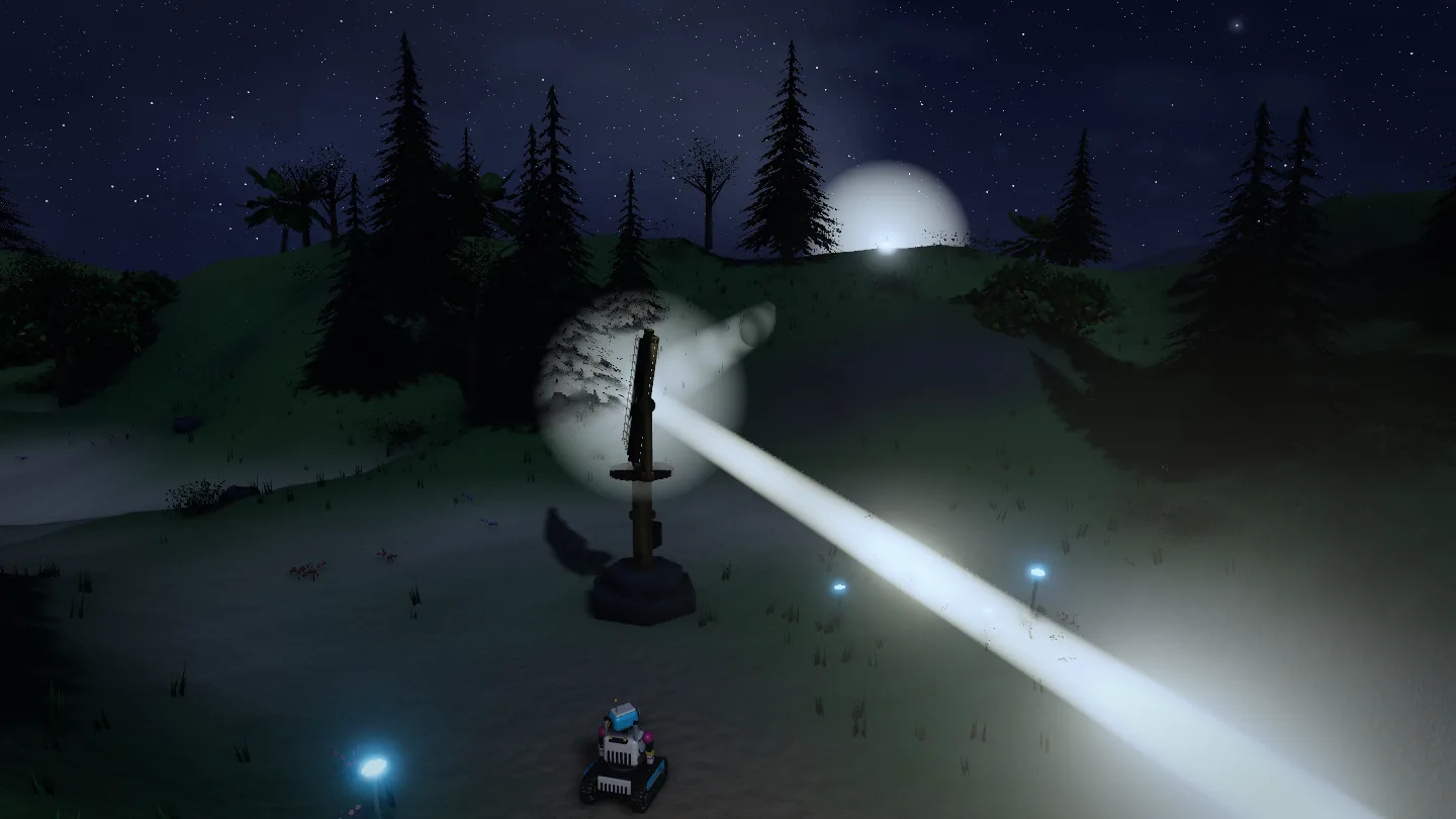 The Tidewatch Mirror flashes at night on the north cliff of Lumen Reach.