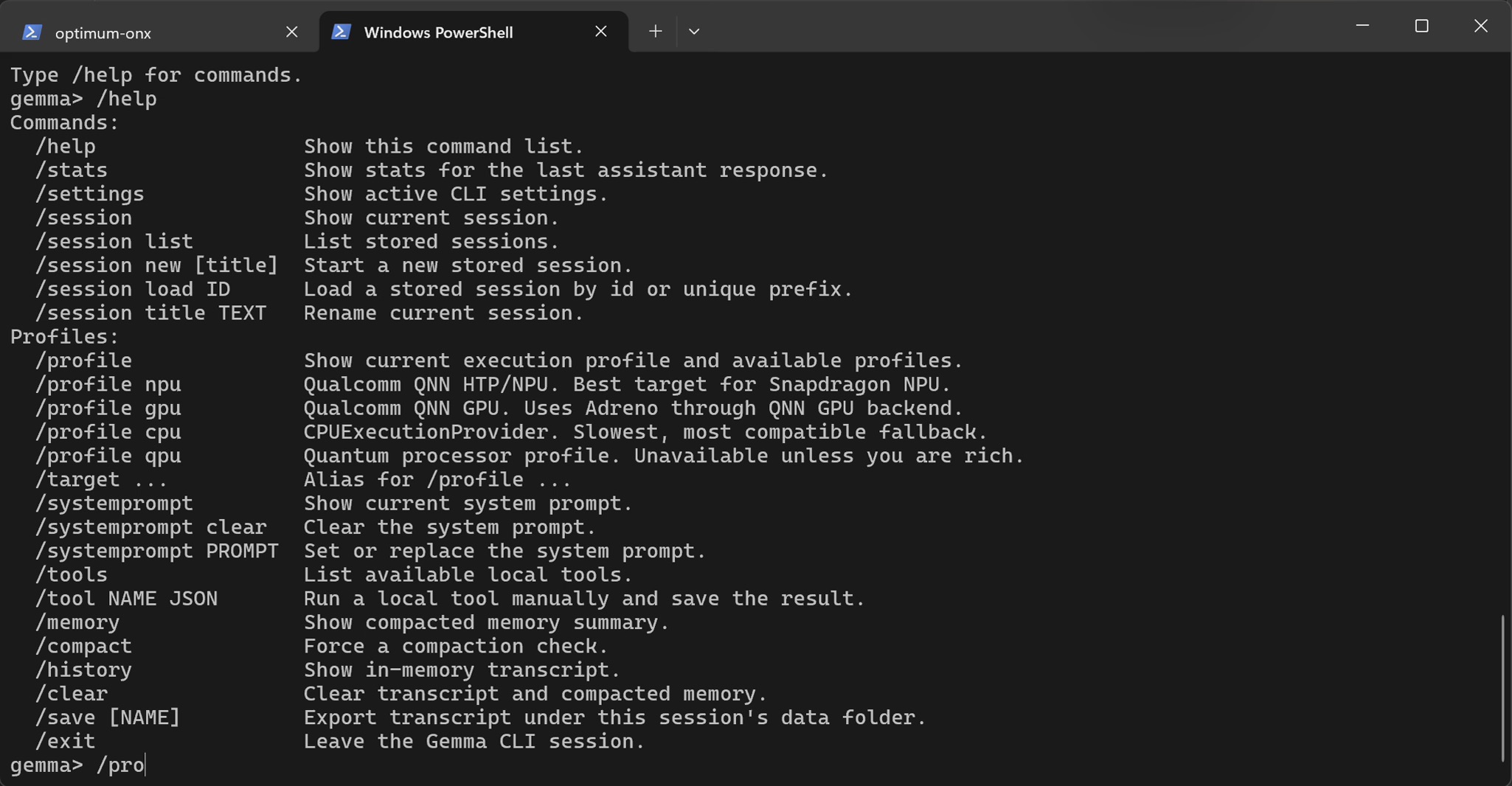 Video thumbnail showing a local Gemma4 harness command-line run recording slow token output