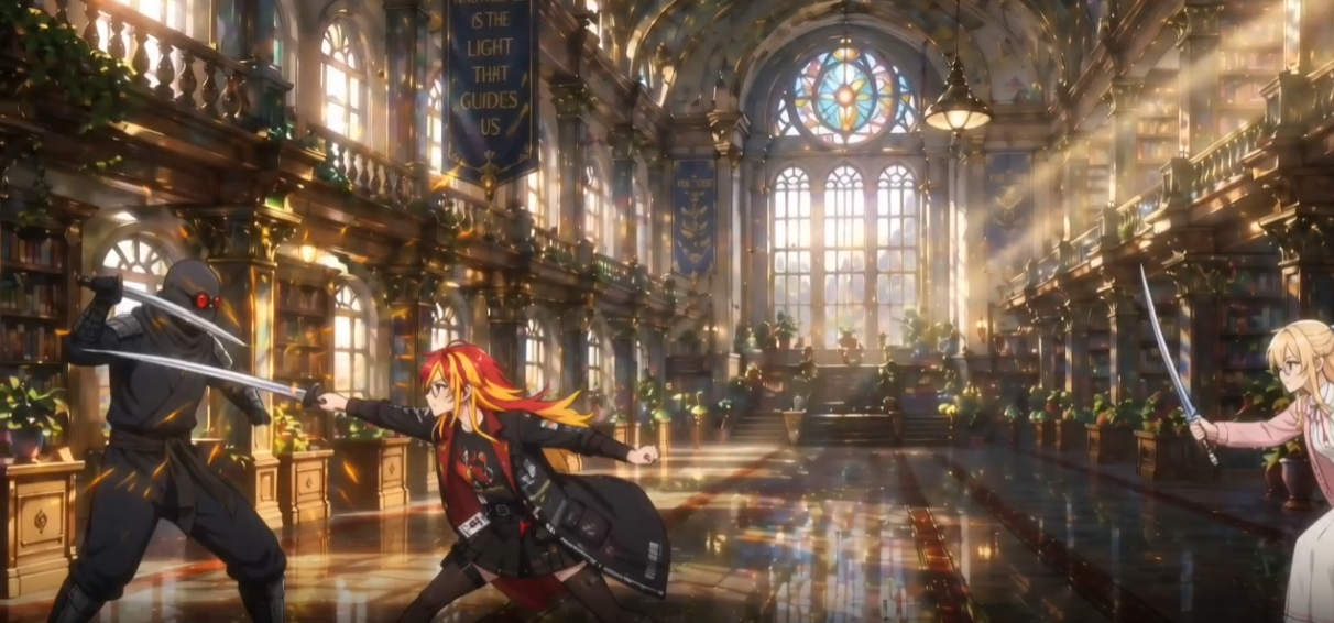 Scene test showing the new video-based world approach working