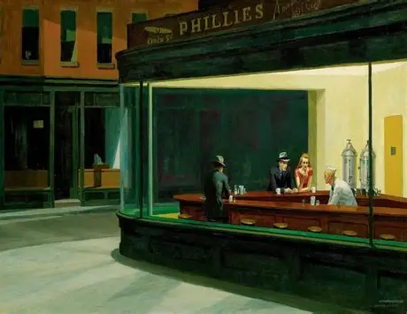 Image result for Nighthawks Original Painting