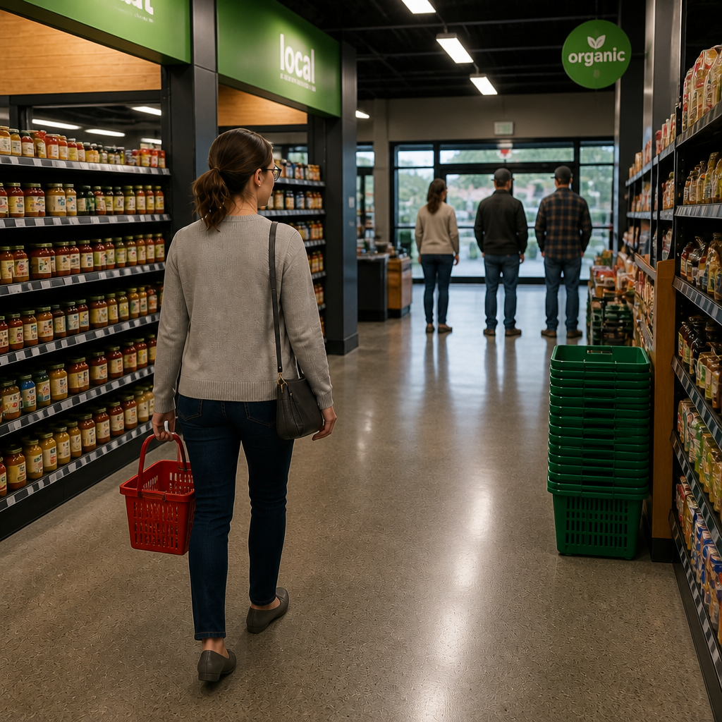 Generated John’s World frame: Shopping (6 of 9).