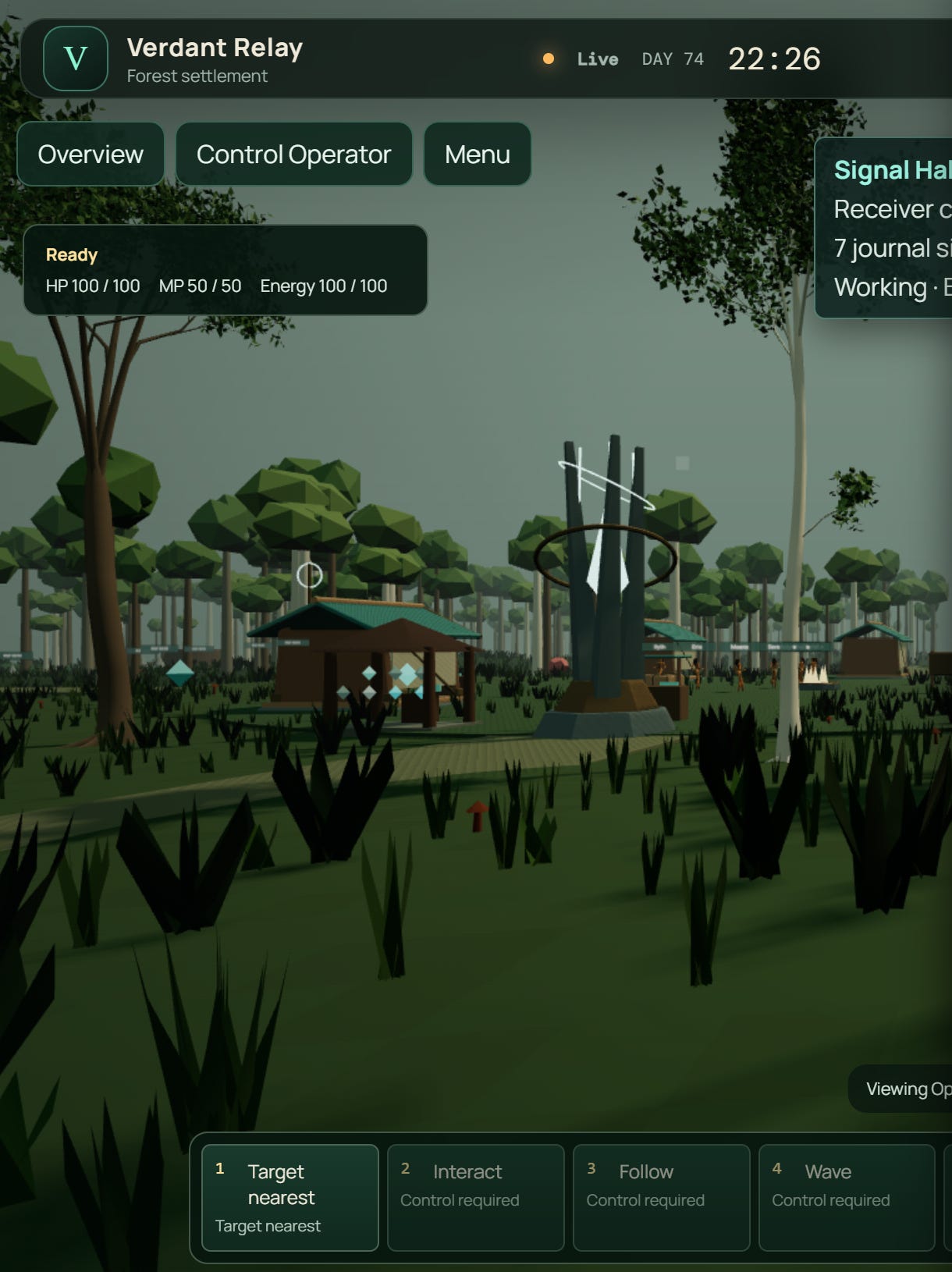 GameLab: Verdant Relay Project Evolution image from the original Advisory Hour post.