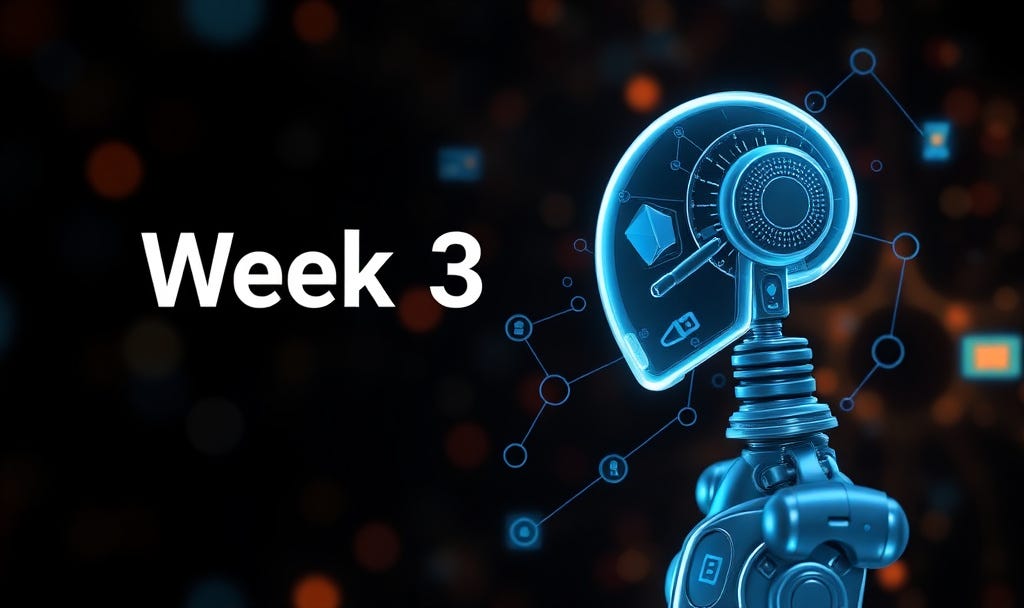 Week 3 theme: Interactive AI Tutorials image from the original Advisory Hour post.