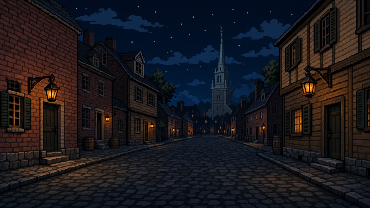 Pixel art for Paul Revere reference 2