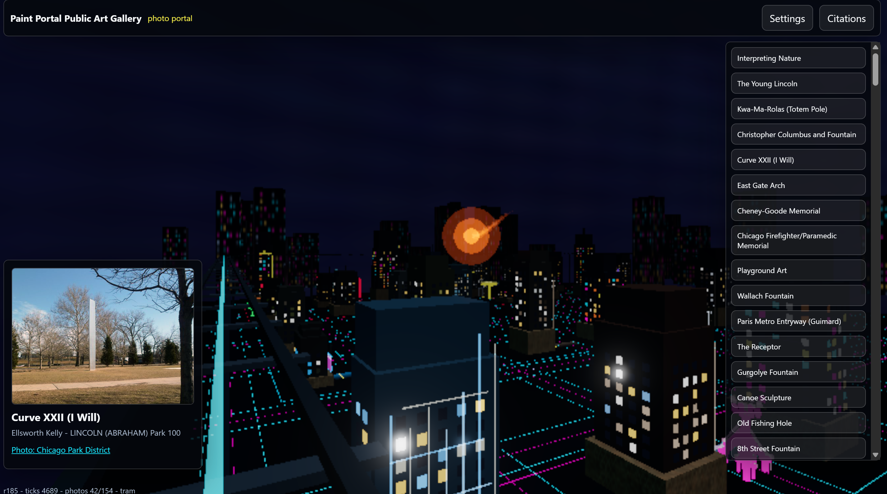 Summer into AI: Eric's Week3 Submission: Chicago Art Dataset screenshot from the original Substack post.