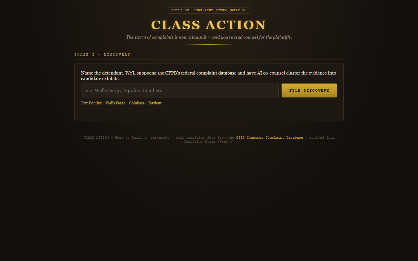 Summer into AI 2026: Class Action screenshot from the original Substack post.