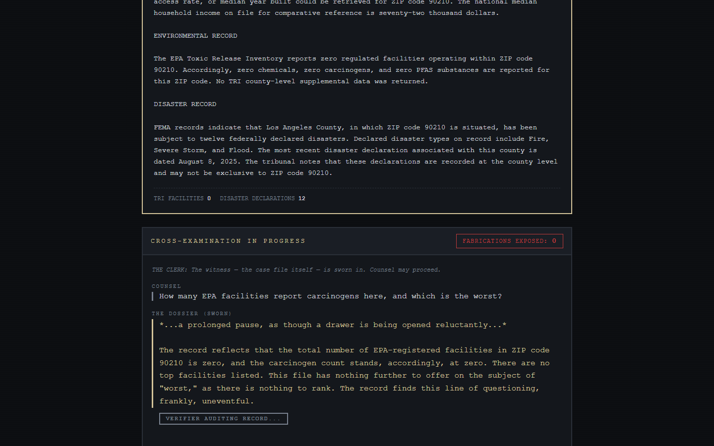 Summer into AI 2026: Sworn Testimony screenshot from the original Substack post.