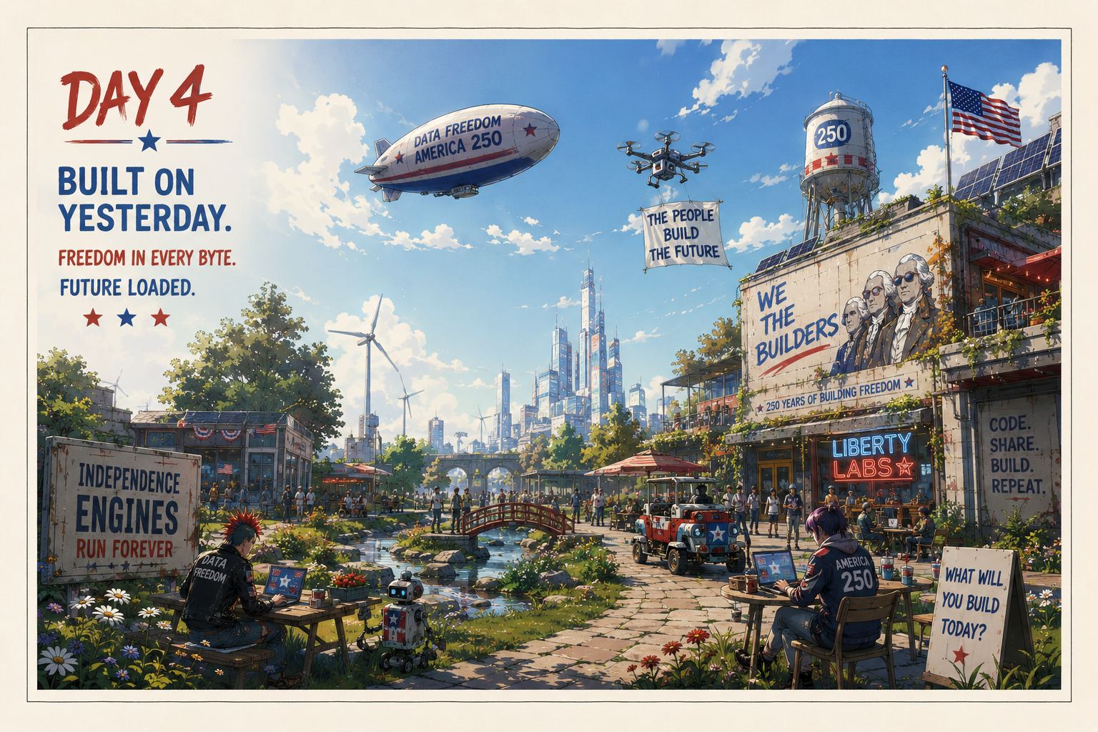 Summer into AI: Week 4: The Last Week: Built on Yesterday artwork from the original Substack post.