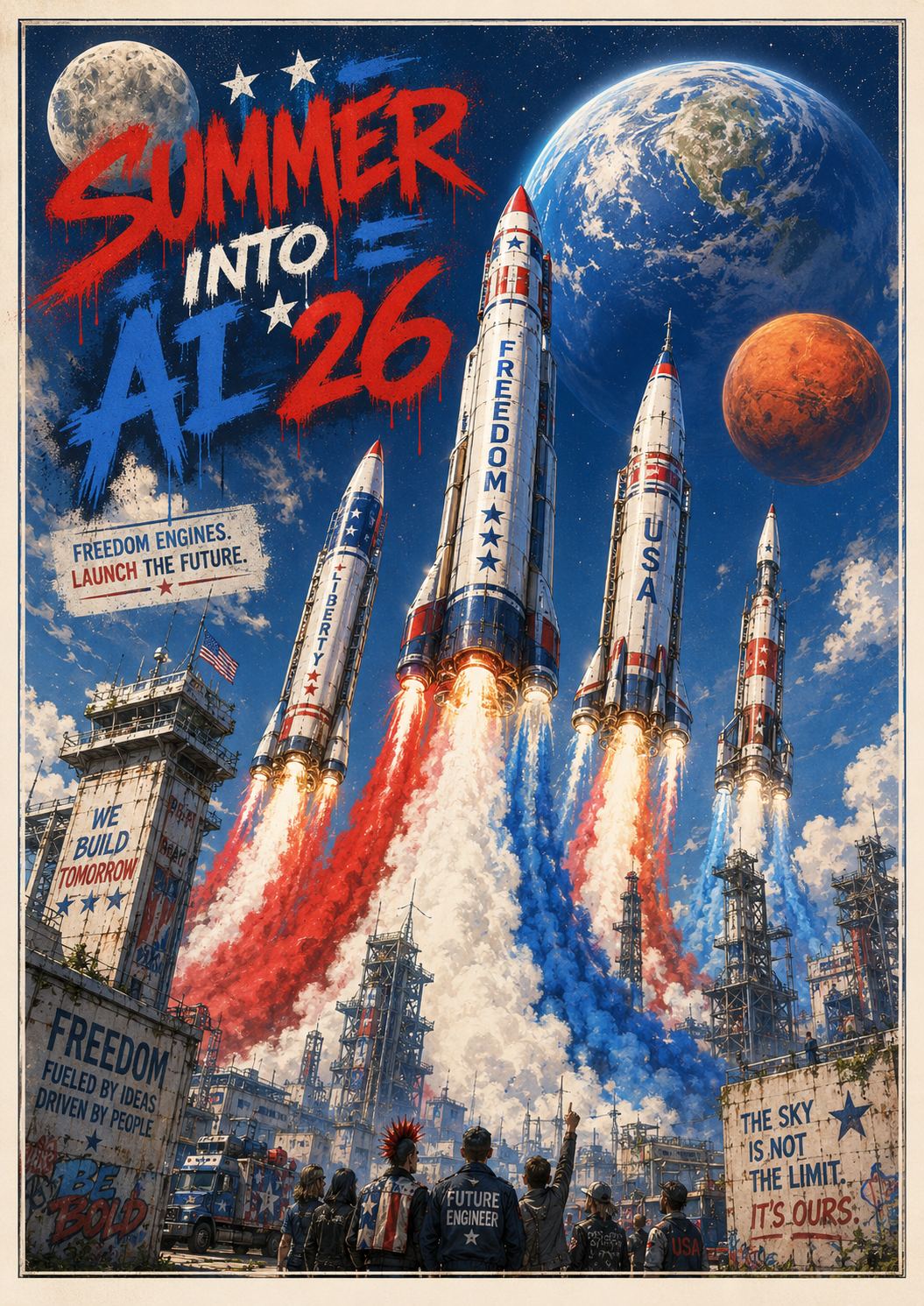 Summer into AI: Week 4: The Last Week: Built on Yesterday artwork from the original Substack post.