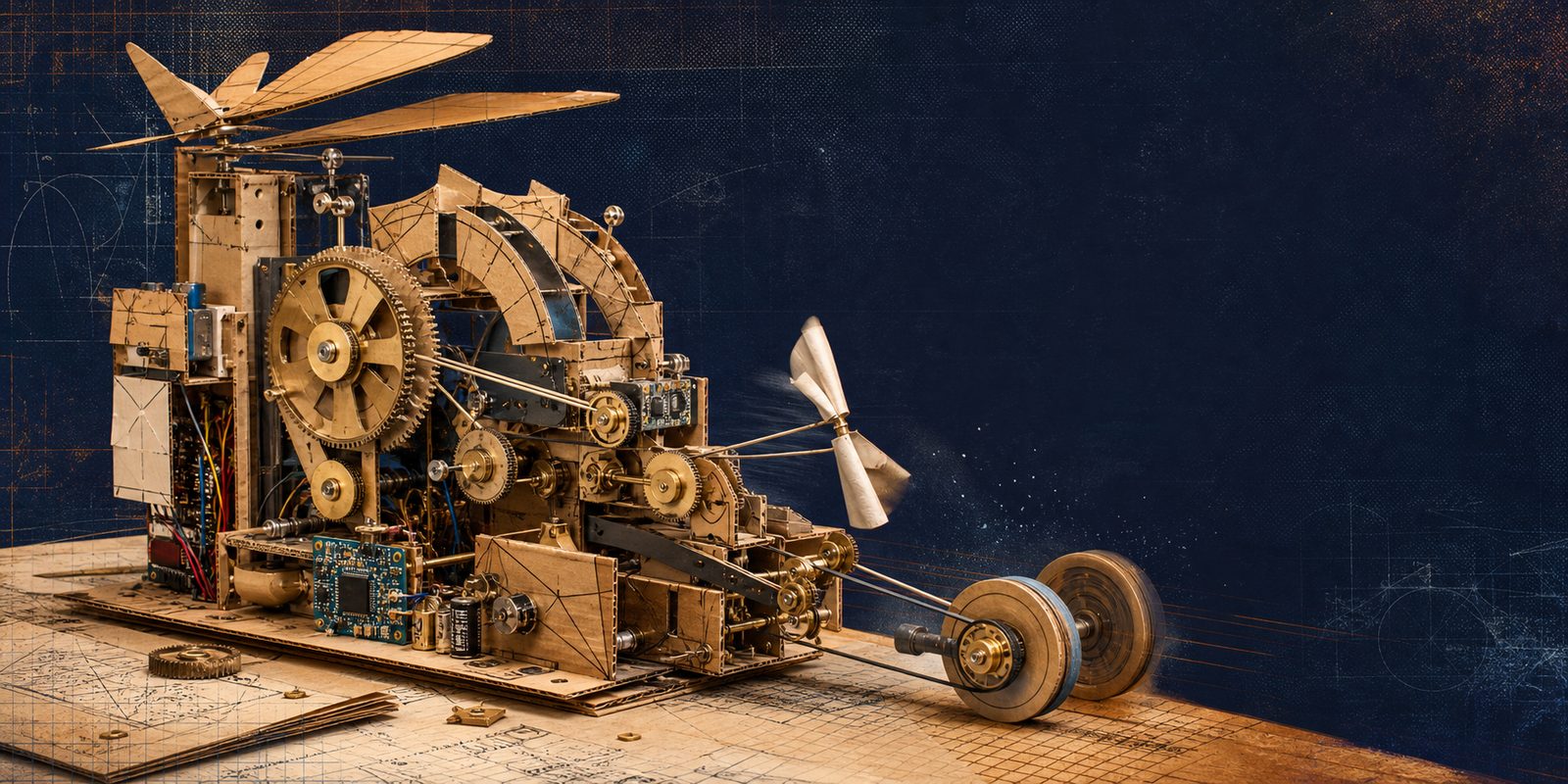 Original editorial illustration for Week 2: Independence Engines