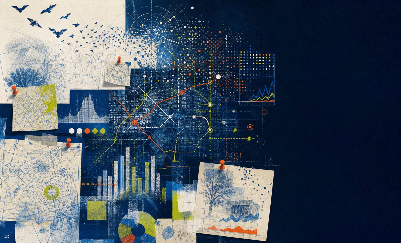 Original editorial illustration for Week 3: Data.Punk