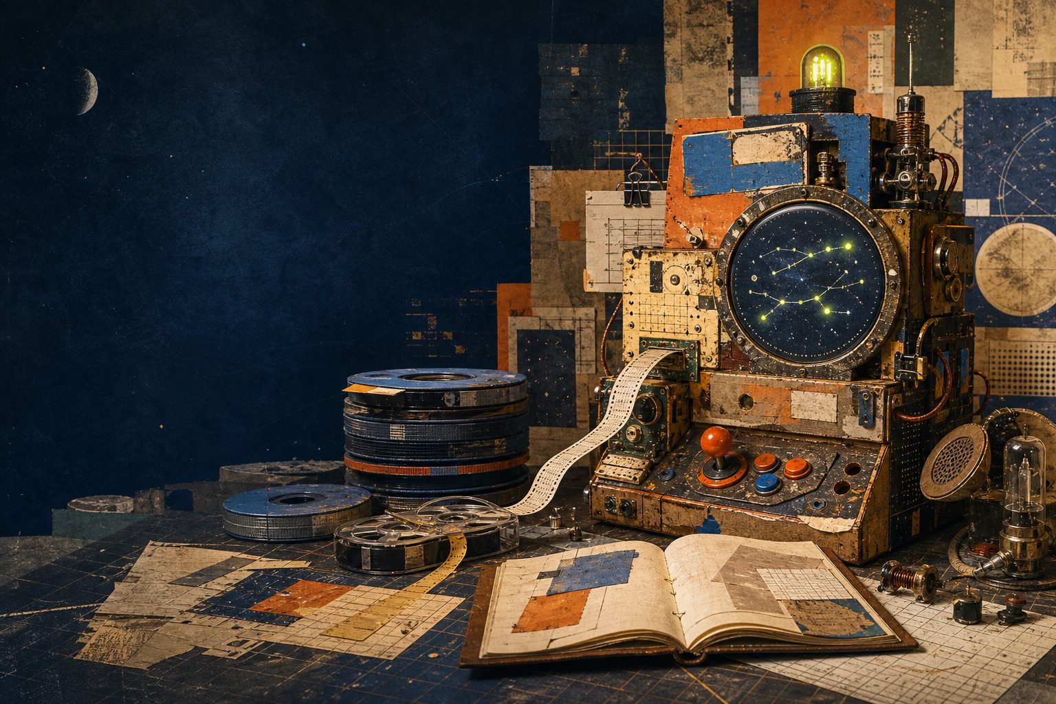 Original editorial illustration for Week 4: Built on Yesterday