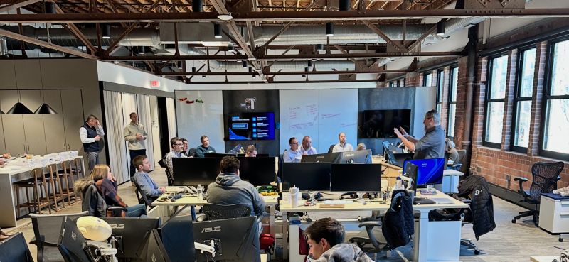 Attendees at the P3+Uplift Tech Yeah! meetup AI discussion