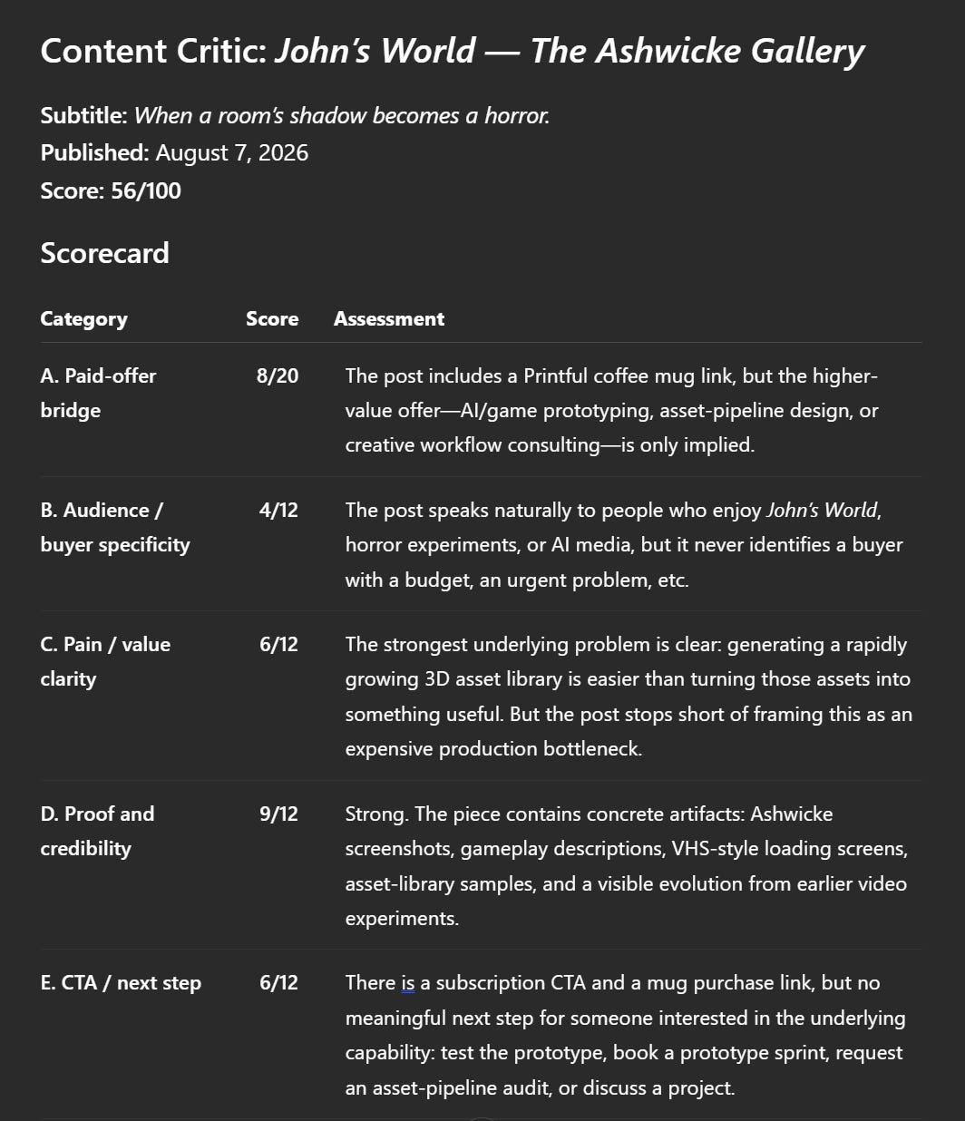 Swag Shop: Origin Story image from the original Advisory Hour post.