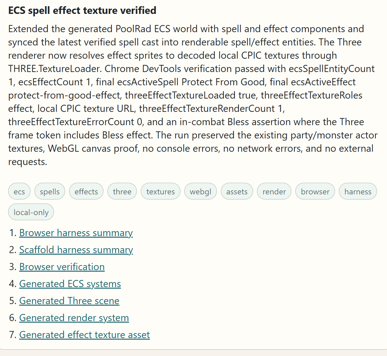 A screenshot of a Codex turn planning or updating a proof tracker with progress, work items, and verification steps.